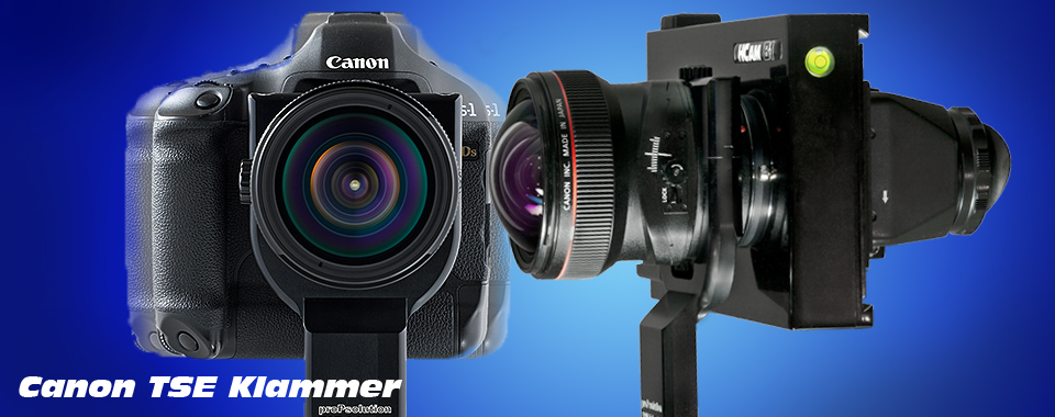 Canon 17mm und 24mm TSE Klammer